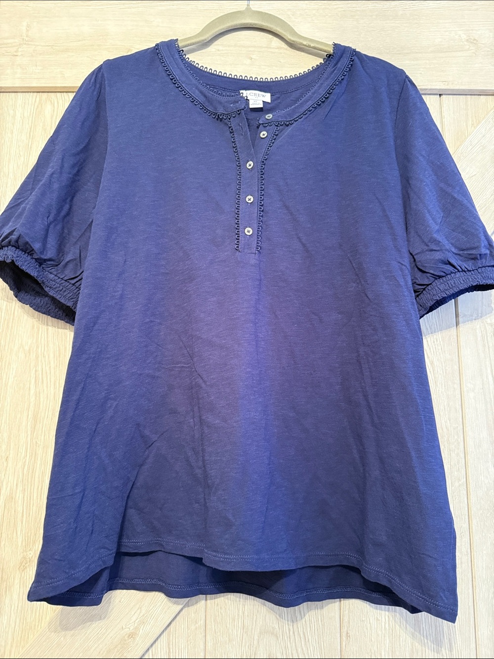 J. Crew Navy Blue Short Sleeve Tee